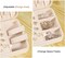 Small Jewelry Box for Women & Girls – PU Leather Travel Jewelry Case, Portable Organizer for Rings, Earrings, Necklaces, Bracelets, Brooches – Apricot